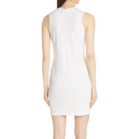 RAG & BONE Vivienne Ribbed Ivory Zip Dress Size Large - Picture 12 of 12